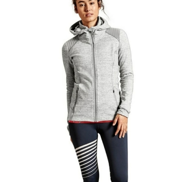 Athleta Stronger Hoodie full zip sweatshirt jacket size XXS - Picture 2 of 7